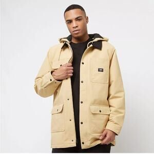 Vans NEW Men's XS Chore Long Coat MTE Taupe Full Zip Jacket Winter Gorpcore